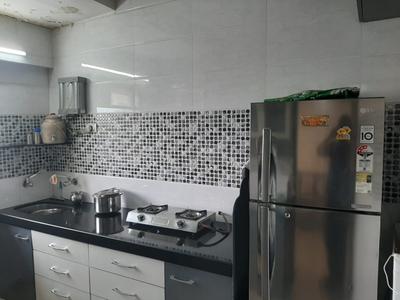 Kitchen Image of 600 Sq.ft 1 BHK Apartment / Flat for rent in Kandivali West Mumbai for Rs. 42000
