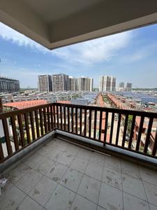 Balcony Image of 1950 Sq.ft 3 BHK Apartment / Flat for rent in Darshanam Club Life, Undera Vadodara for Rs. 30000