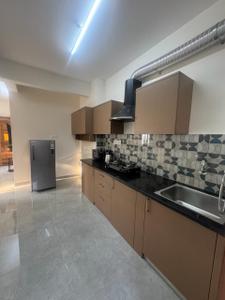 Kitchen Image of 600 Sq.ft 1 BHK Apartment / Flat for rent in Indira Nagar Bengaluru for Rs. 40000