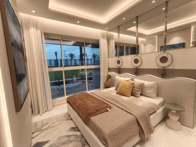 Bedroom Image of 2350 Sq.ft 3 BHK Apartment / Flat for sale in Raheja Atlantis 1, Juinagar Navi Mumbai for Rs. 55000000
