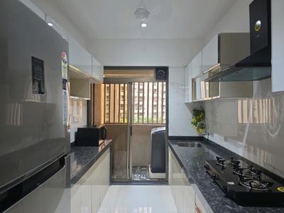 Kitchen Image of 980 Sq.ft 2 BHK Apartment / Flat for sale in Evershine Amavi 303, Virar West Virar for Rs. 7000000