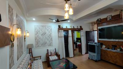 Living Room Image of 1200 Sq.ft 3 BHK Apartment / Flat for sale in Shalimar Garden Ghaziabad for Rs. 7500000