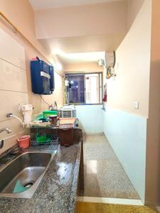 Kitchen Image of 900 Sq.ft 2 BHK Apartment / Flat for sale in Neelkanth Pushkar Residency, Hanspura Ahmedabad for Rs. 5600000