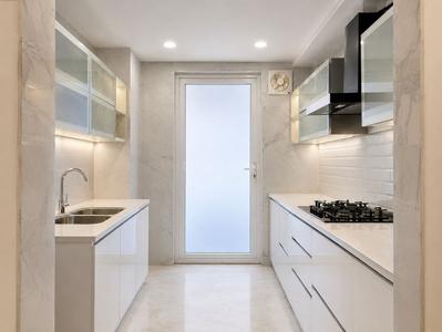 Kitchen Image of 2150 Sq.ft 3 BHK Builder Floor for rent in Greenwood Signatute Suites, Sector 46 Gurgaon for Rs. 120080