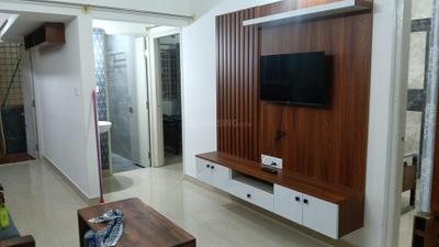 Living Room Image of 800 Sq.ft 2 BHK Apartment / Flat for rent in Hebbal Kempapura Bengaluru for Rs. 28000