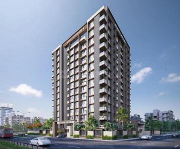 Image of 1725 Sq.ft 3 BHK Apartment / Flat for sale in Samarth Sapphire, Pal Gam, Surat for Rs. 7500000