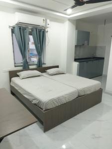 Bedroom Image of 250 Sq.ft 1 RK Builder Floor for rent in Financial District Hyderabad for Rs. 22000