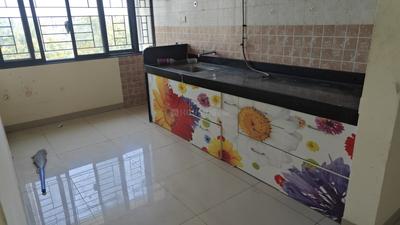 Kitchen Image of 585 Sq.ft 1 BHK Apartment / Flat for rent in Nanded Mangal Bhairav, Nanded Pune for Rs. 17000