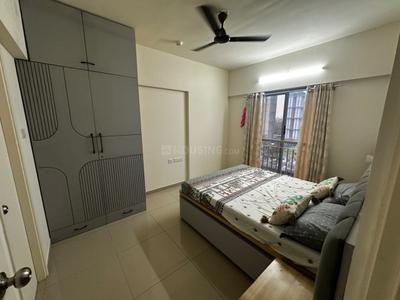 Bedroom Image of 806 Sq.ft 2 BHK Apartment / Flat for rent in Mahindra Happinest Tathawade, Tathawade Pune for Rs. 35000