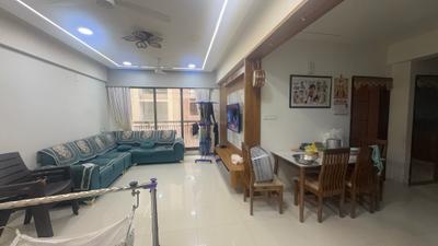 Living Room Image of 1300 Sq.ft 2 BHK Apartment / Flat for sale in Yogeshwar Karnavati Paradise, New Maninagar Ahmedabad for Rs. 5300000