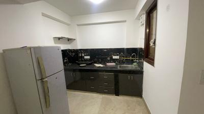 Kitchen Image of 450 Sq.ft 1 BHK Apartment / Flat for rent in Chhattarpur New Delhi for Rs. 13000