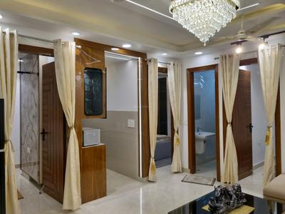 Living Room Image of 810 Sq.ft 3 BHK Apartment / Flat for sale in Dwarka Mor New Delhi for Rs. 5500000