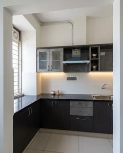 Kitchen Image of 550 Sq.ft 1 BHK Builder Floor for rent in HBR Layout Bengaluru for Rs. 21000