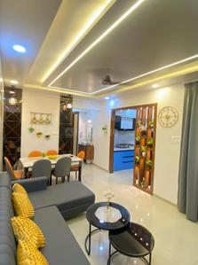 Hall Image of 1658 Sq.ft 3 BHK Apartment / Flat for rent in Vasundhara Palm Island, Morabadi Ranchi for Rs. 28000