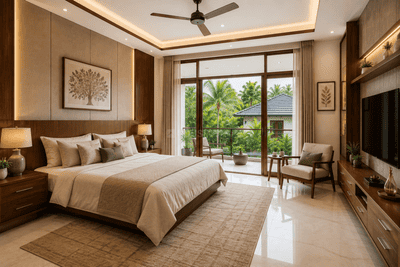 Bedroom Image of 2500 Sq.ft 3 BHK Villa for sale in Veliyannur Thrissur for Rs. 19500000