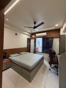 Bedroom Image of 1650 Sq.ft 3 BHK Apartment / Flat for rent in Adani Amogha, Shantigram Ahmedabad for Rs. 45000