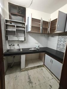 Kitchen Image of 1200 Sq.ft 3 BHK Builder Floor for rent in Lajpat Nagar New Delhi for Rs. 65000
