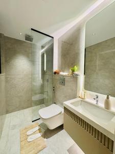 Bathroom Image of 1400 Sq.ft 3 BHK Apartment / Flat for sale in The Address By GS Bandra, Bandra East Mumbai for Rs. 46000000