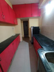 Kitchen Image of 1200 Sq.ft 1 BHK Apartment / Flat for rent in Bakeri Suprabh Studio Apartment, Juhapura Ahmedabad for Rs. 32000