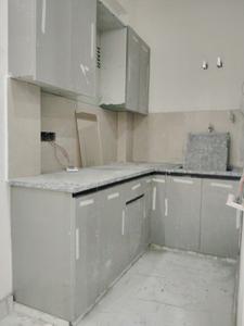Kitchen Image of 550 Sq.ft 1 BHK Builder Floor for rent in Chhattarpur New Delhi for Rs. 11999