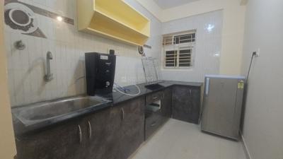 Kitchen Image of 850 Sq.ft 1 BHK Apartment / Flat for rent in BTM Layout 2nd Stage Bengaluru for Rs. 23000