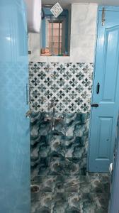 Bathroom Image of 500 Sq.ft 1 BHK Independent House for rent in Mathikere Bengaluru for Rs. 16000