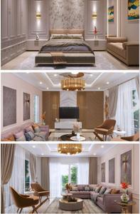 Hall Image of 1660 Sq.ft 3 BHK Apartment / Flat for sale in Gorewada Nagpur for Rs. 7700000