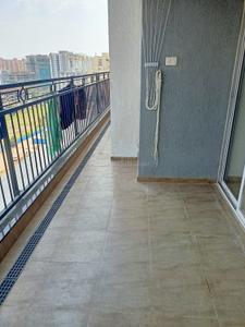 Balcony Image of 1370 Sq.ft 3 BHK Apartment / Flat for rent in Jhamtani Ace Abode, Ravet Pune for Rs. 28000