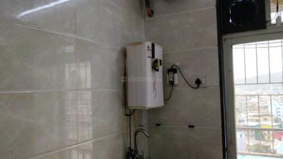 Kitchen Image of 650 Sq.ft 1 BHK Apartment / Flat for rent in Krishna Heights, Ghansoli Navi Mumbai for Rs. 43500