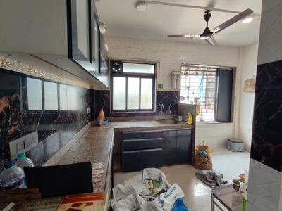 Kitchen Image of 1200 Sq.ft 2 BHK Apartment / Flat for rent in Gurudatta Bhaurao Park, Rabale Navi Mumbai for Rs. 26500