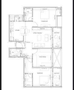 Image of 1260 Sq.ft 3 BHK Apartment / Flat for sale in Sarvesh Nakshtra Angan, Pirangut, Pune for Rs. 7000000