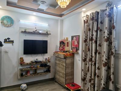 Living Room Image of 402 Sq.ft 1 BHK Apartment / Flat for sale in Dwarka Mor New Delhi for Rs. 1850000