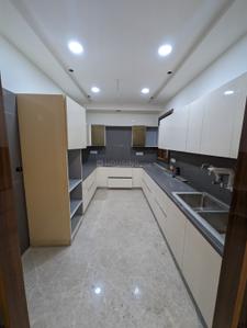 Kitchen Image of 1465 Sq.ft 3 BHK Builder Floor for rent in Gujranwala Town New Delhi for Rs. 45000