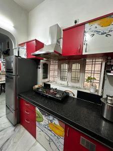 Kitchen Image of 1600 Sq.ft 4 BHK Independent House for rent in Sajjan Nagar Udaipur for Rs. 24000