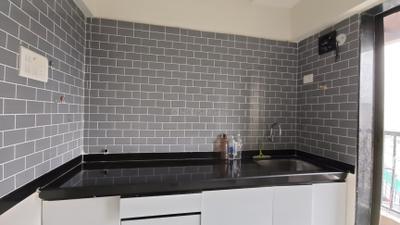 Kitchen Image of 600 Sq.ft 1 BHK Apartment / Flat for rent in Raunak City, Kalyan West Kalyan for Rs. 14000