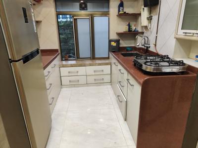 Kitchen Image of 550 Sq.ft 1 BHK Apartment / Flat for rent in Lower Parel Mumbai for Rs. 60000