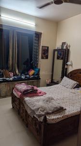 Bedroom Image of 650 Sq.ft 1 BHK Apartment / Flat for rent in Krishna Heights, Ghansoli Navi Mumbai for Rs. 42000