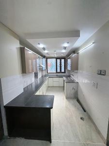 Kitchen Image of 1800 Sq.ft 3 BHK Builder Floor for rent in AGCR Enclave New Delhi for Rs. 55000