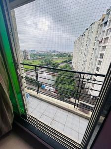 Balcony Image of 1000 Sq.ft 2.5 BHK Apartment / Flat for rent in Dheeraj Jade Residences , Wagholi Pune for Rs. 32000
