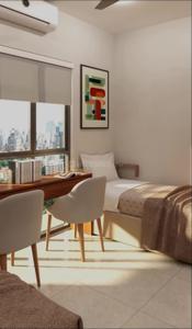 Hall Image of 504 Sq.ft 1 BHK Apartment / Flat for sale in Eeshan Prescon Livana, Thane West Thane for Rs. 8000000