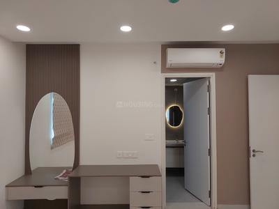 Bedroom Image of 2190 Sq.ft 3 BHK Apartment / Flat for rent in Jayabheri The Nirvana, Gachibowli Hyderabad for Rs. 80000