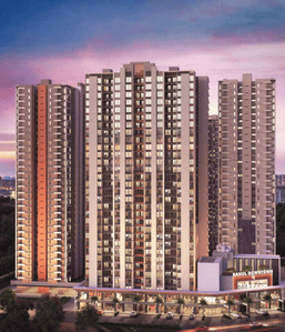 Image of 1250 Sq.ft 3 BHK Apartment / Flat for sale in Paras Rahul Downtown Phase II, Punawale, Pune for Rs. 12500000