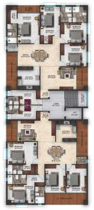 Image of 2750 Sq.ft 4.5 BHK Apartment / Flat for sale in Satya Nagar, Bhubaneswar for Rs. 27000000