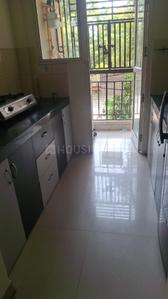 Kitchen Image of 650 Sq.ft 1 BHK Apartment / Flat for sale in Godrej Garden City, Jagatpur Ahmedabad for Rs. 3900000