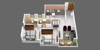 Image of 1011 Sq.ft 2 BHK Apartment / Flat for sale in Sonigara Alapshree, Kothrud, Pune for Rs. 14200000