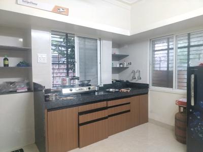 Kitchen Image of 690 Sq.ft 1 BHK Apartment / Flat for rent in Bibwewadi Pune for Rs. 15000
