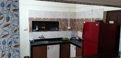 Kitchen Image of 820 Sq.ft 2 BHK Builder Floor for rent in Guirim Goa for Rs. 27000
