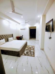 Bedroom Image of 1200 Sq.ft 1 BHK Independent House for rent in Sector 46 Gurgaon for Rs. 32000