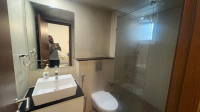 Bathroom Image of 500 Sq.ft 1 BHK Apartment / Flat for rent in Sahakara Nagar Bengaluru for Rs. 44000