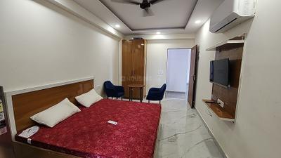Bedroom Image of 512 Sq.ft 1 RK Apartment / Flat for rent in Karolan Ka Barh Jaipur for Rs. 16000